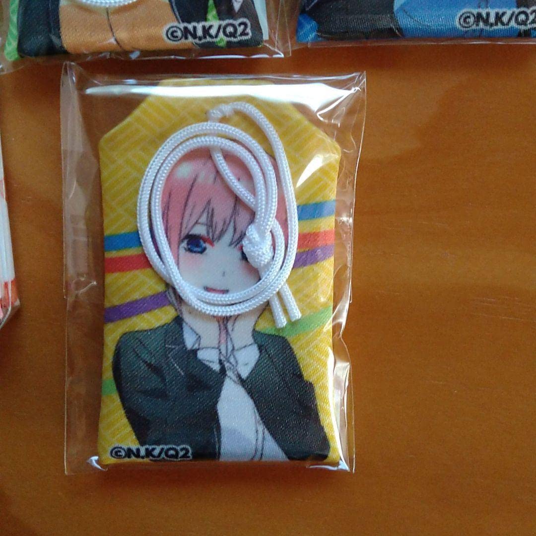 Amazon.co.jp: 五等分の花嫁 御朱印帳 お守り5人分セット（身延